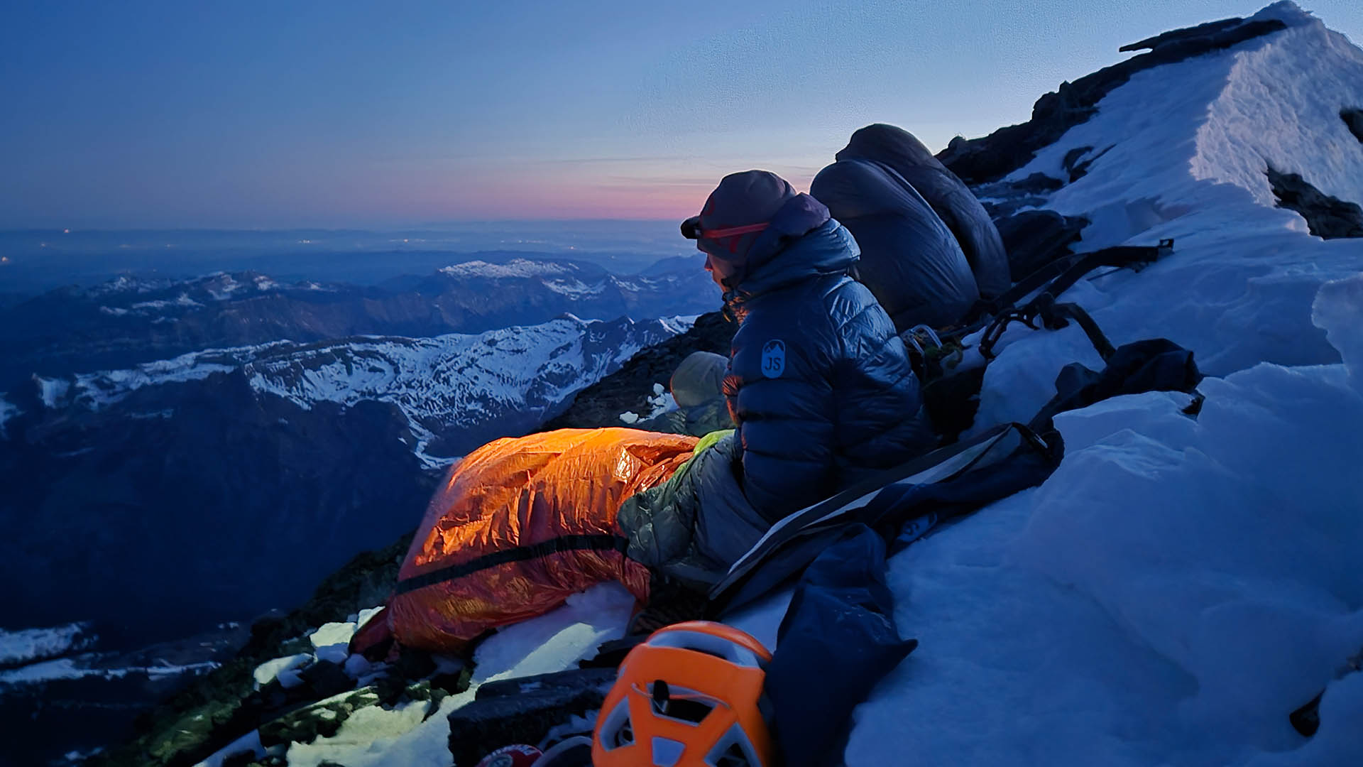 Bergbeklimmer Melvin Redeker beklimt de Eiger noordwand met Jelle Staleman