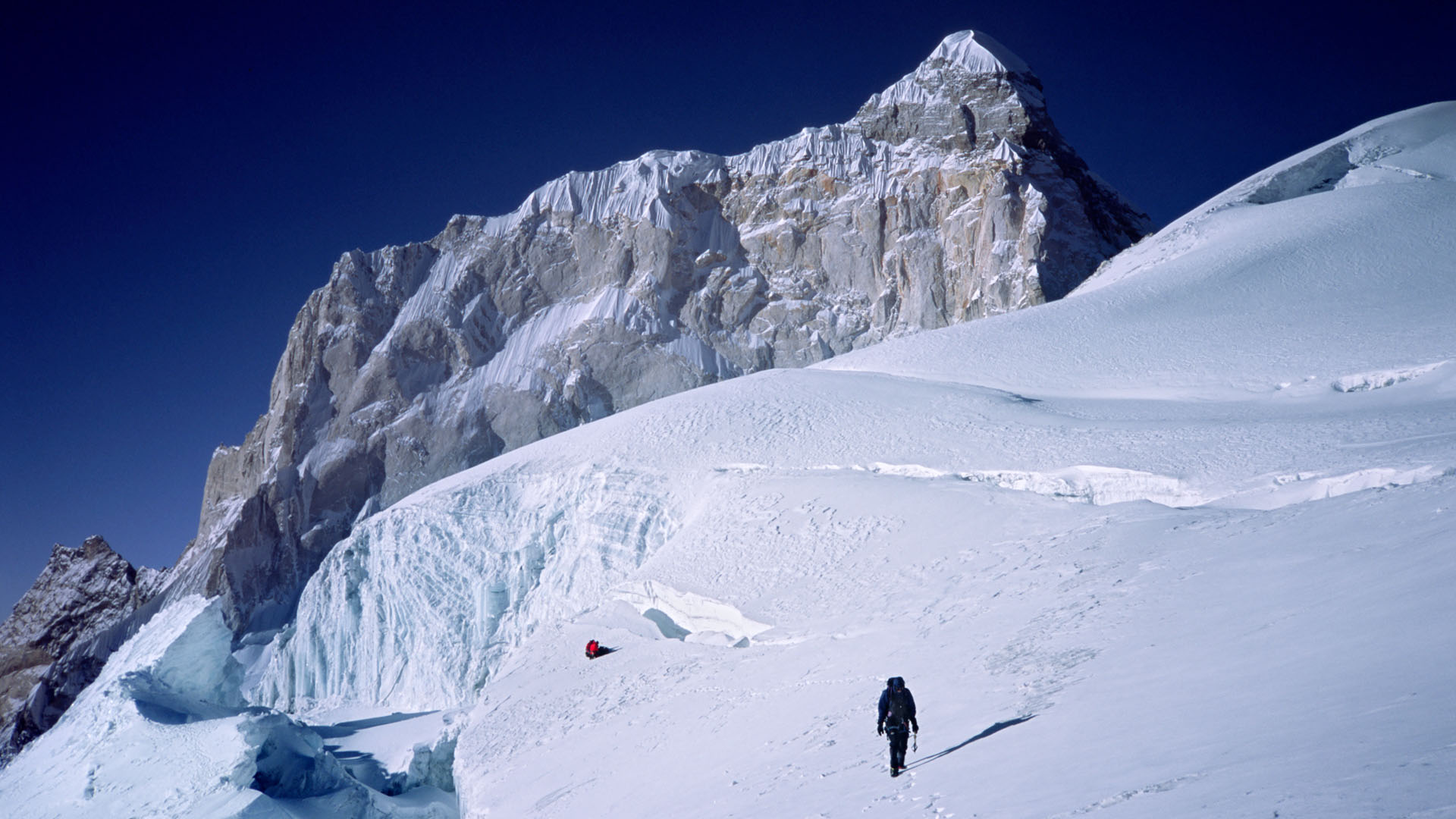 bhrigupanth expeditie - onderweg naar de top - bergbeklimmer Melvin Redeker
