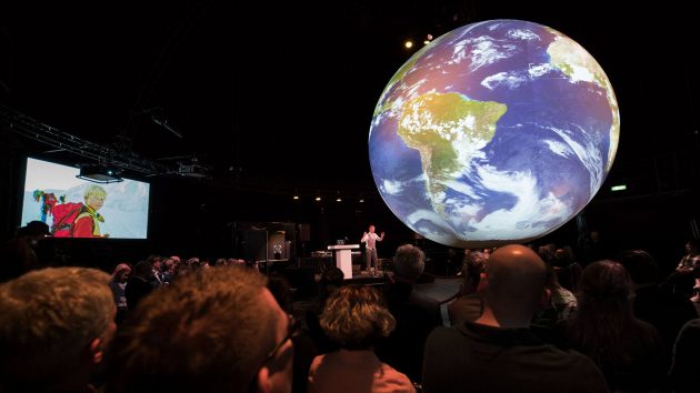 Melvin als spreker bij Climate Planet